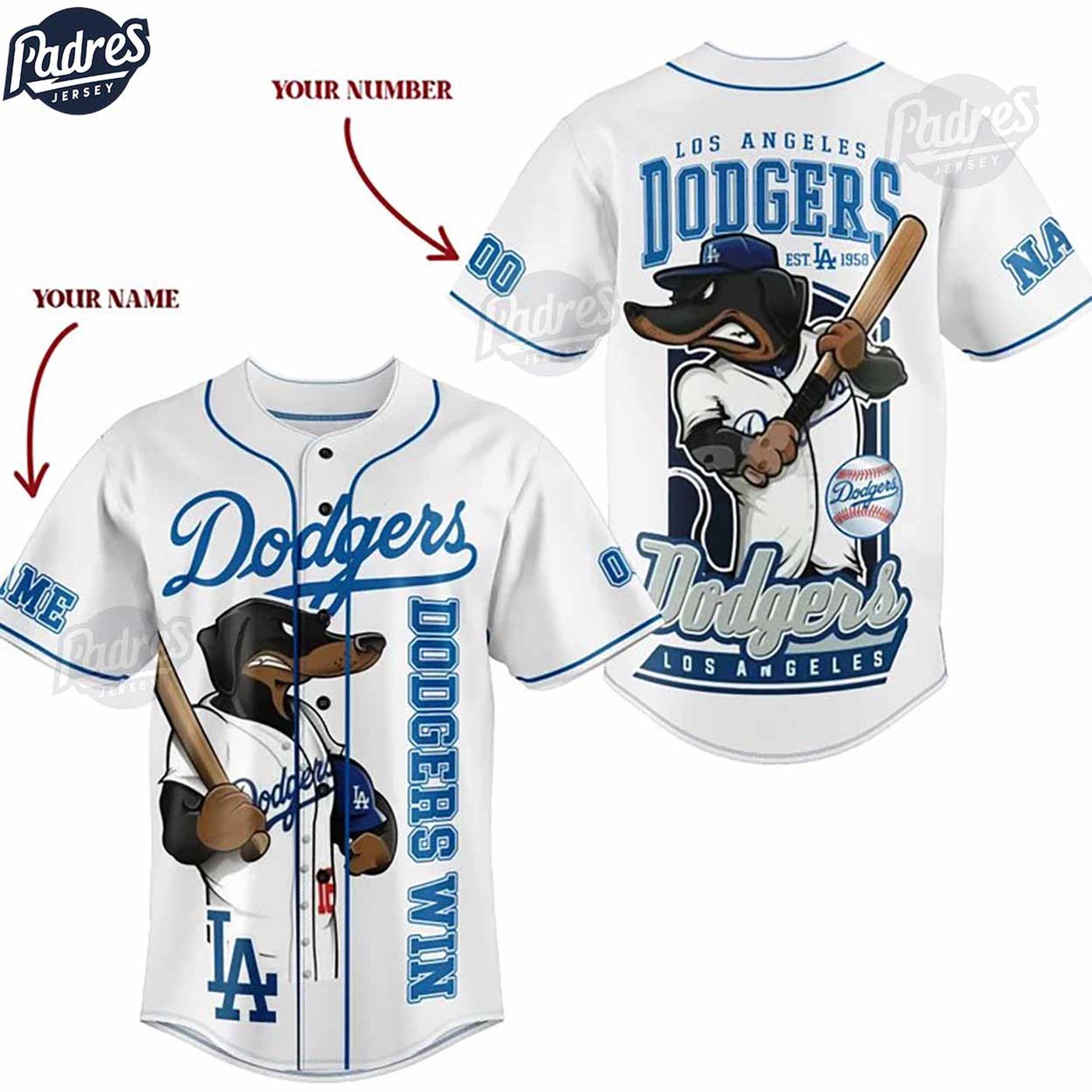 Authentic Los Angeles Dodgers MLB Jersey: Customize Your Baseball Style! - lylyprint.com