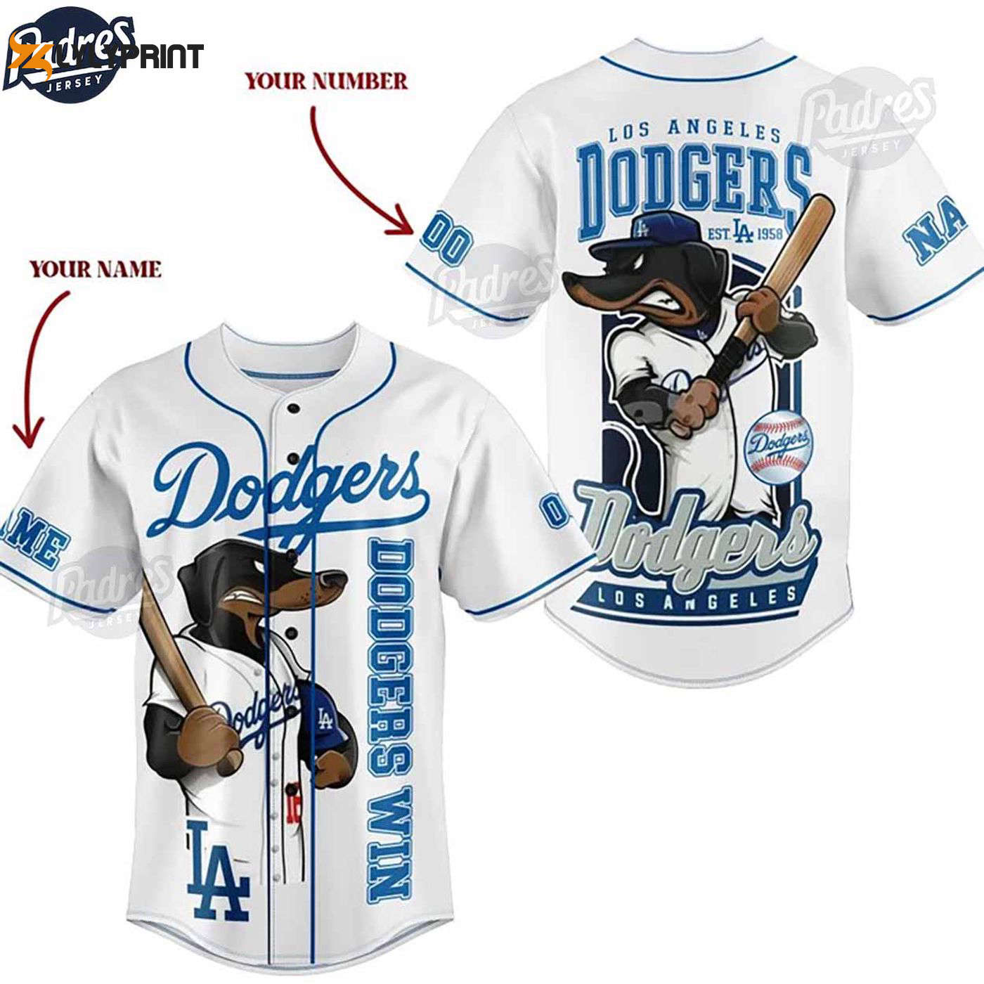 Authentic Los Angeles Dodgers MLB Jersey: Customize Your Baseball Style! - lylyprint.com