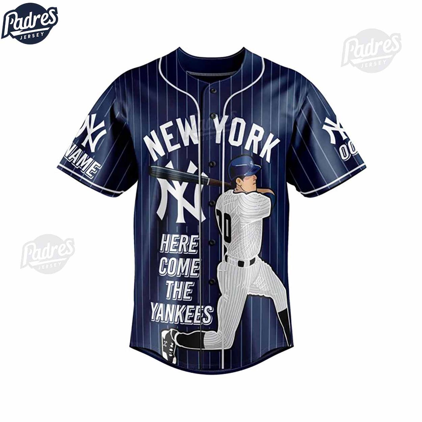 Get Your Custom New York Yankees Baseball Jersey - Authentic MLB Style - Gift for Men Women - lylyprint.com