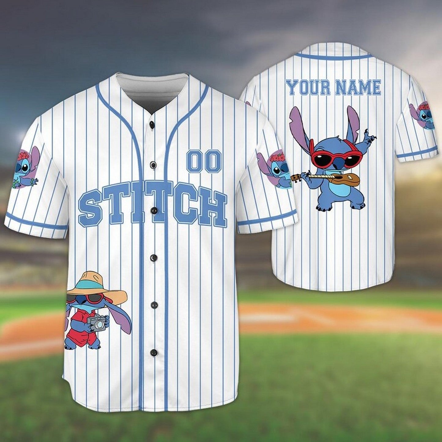 Custom Name And Number Stitch Traveling Striped White Baseball Jersey
