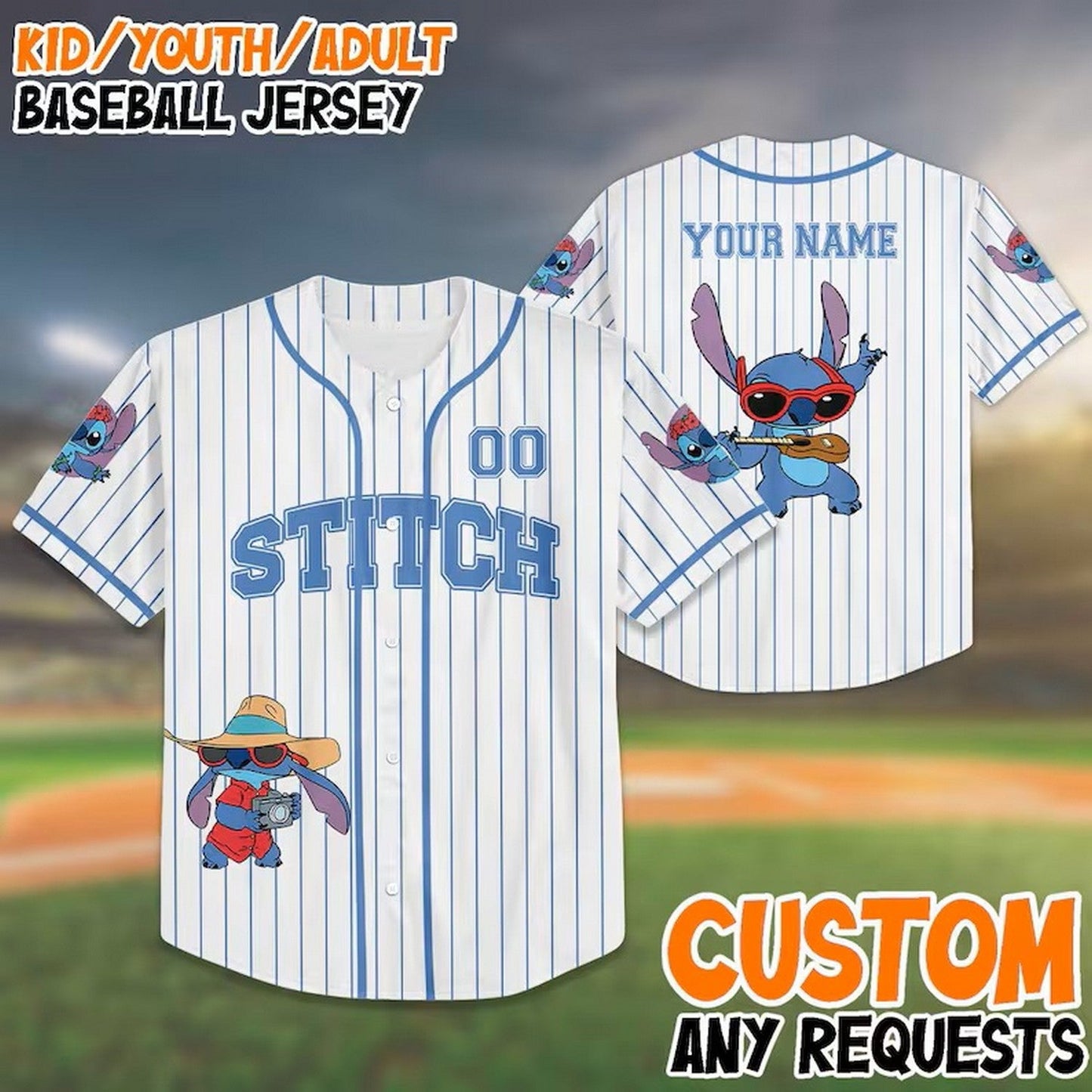 Custom Name And Number Stitch Traveling Striped White Baseball Jersey