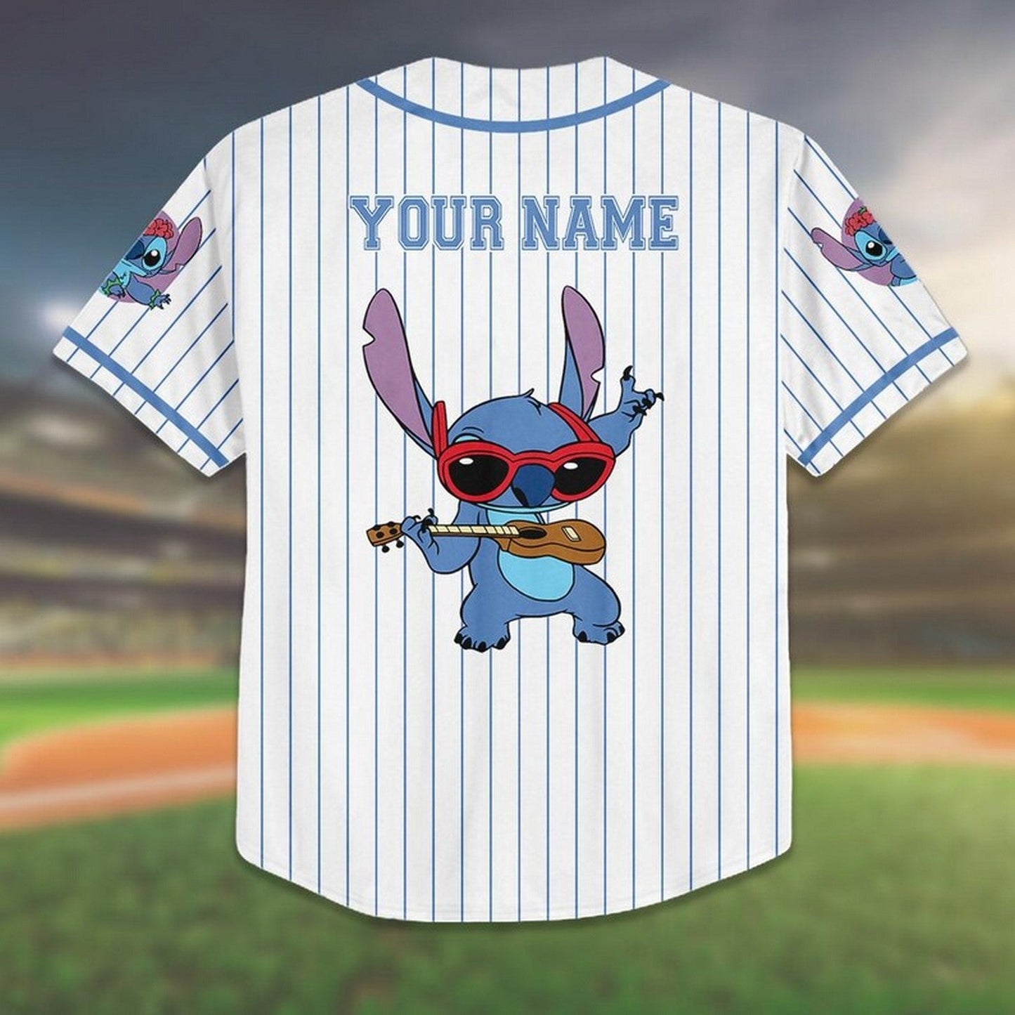 Custom Name And Number Stitch Traveling Striped White Baseball Jersey