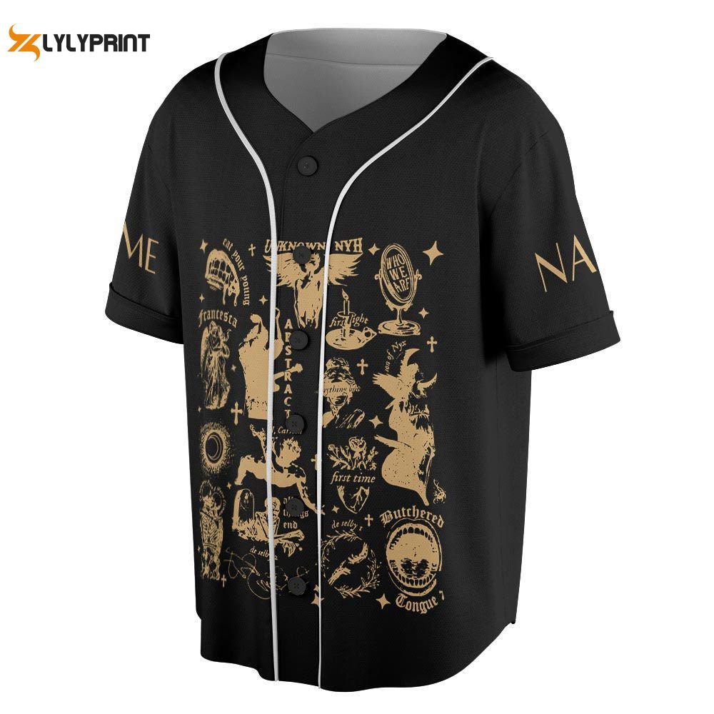 Custom Name Hozier Unreal Unearth Baseball Jersey - lylyprint.com