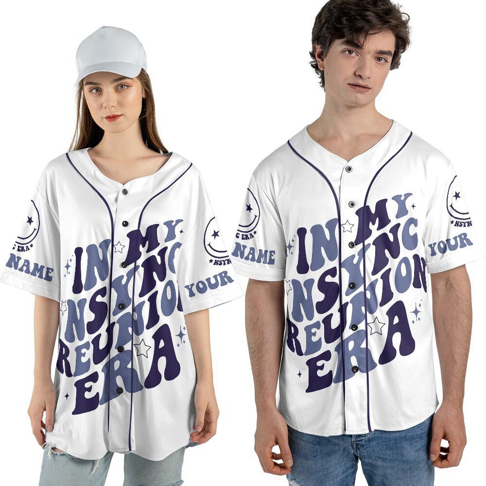 Custom Name In my Nsync Reunion Era Music Baseball Jersey - lylyprint.com