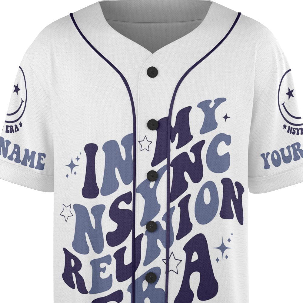 Custom Name In my Nsync Reunion Era Music Baseball Jersey - lylyprint.com