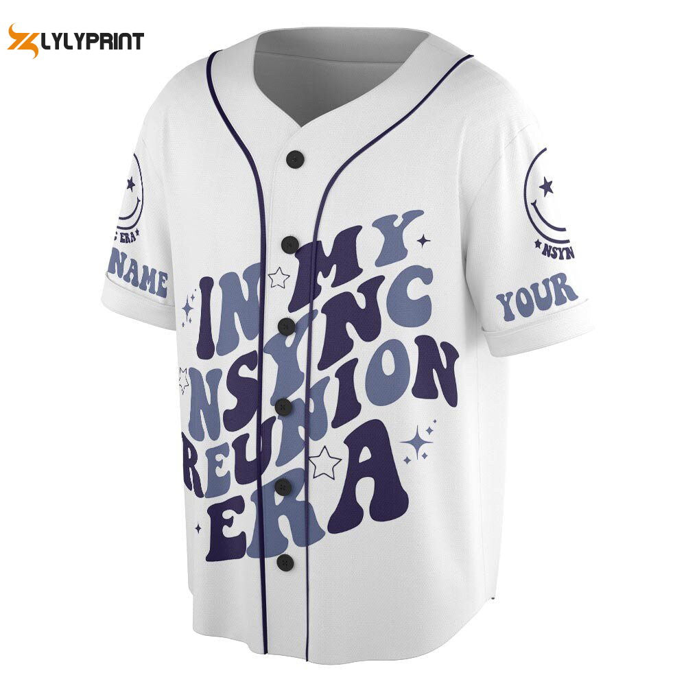 Custom Name In my Nsync Reunion Era Music Baseball Jersey - lylyprint.com