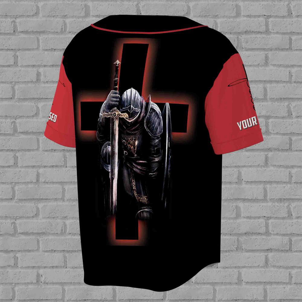 Custom Name Jesus The Warrior The child of God 3D Baseball Jersey For Men Women - lylyprint.com