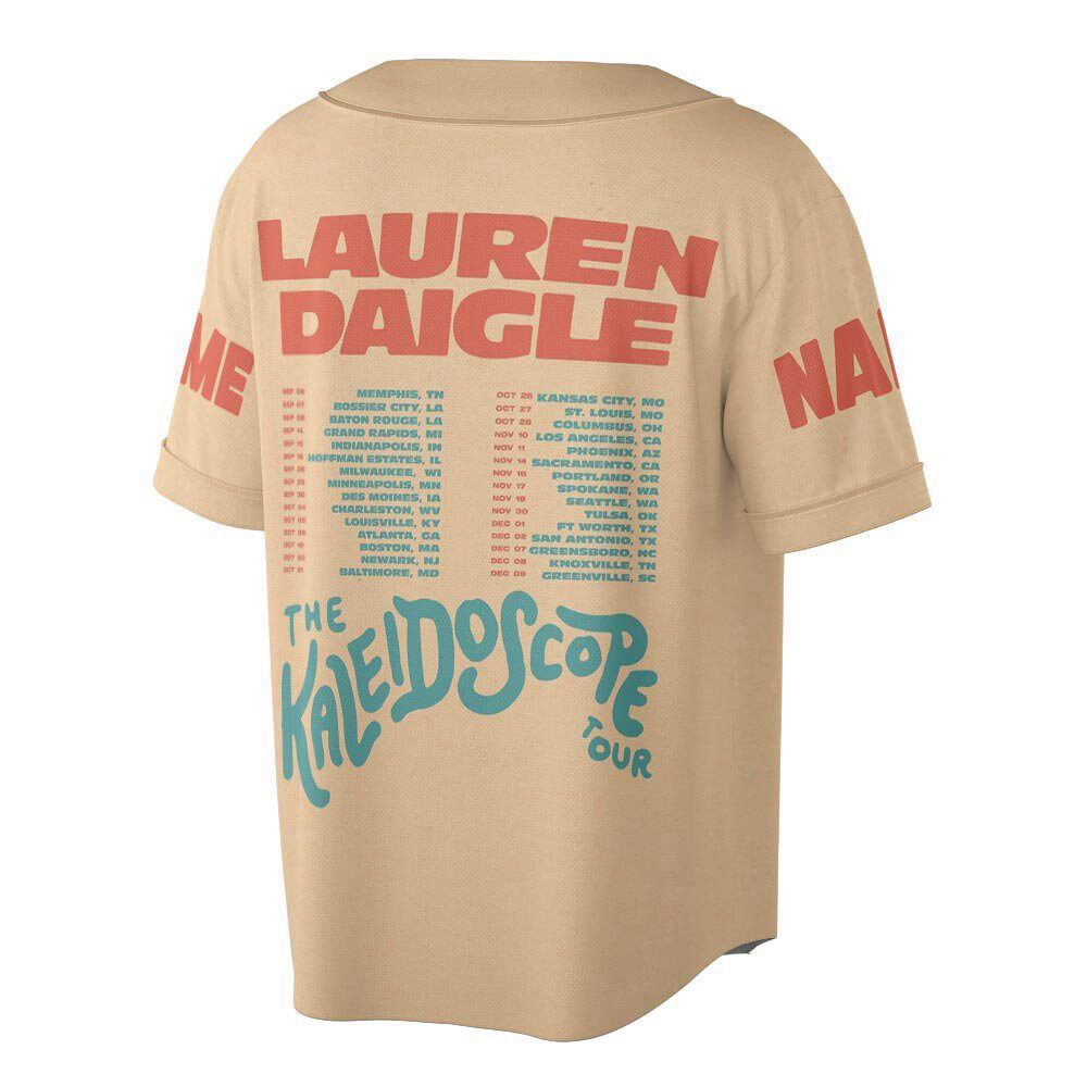Custom Name Lauren Daigle Music Baseball Jersey - lylyprint.com