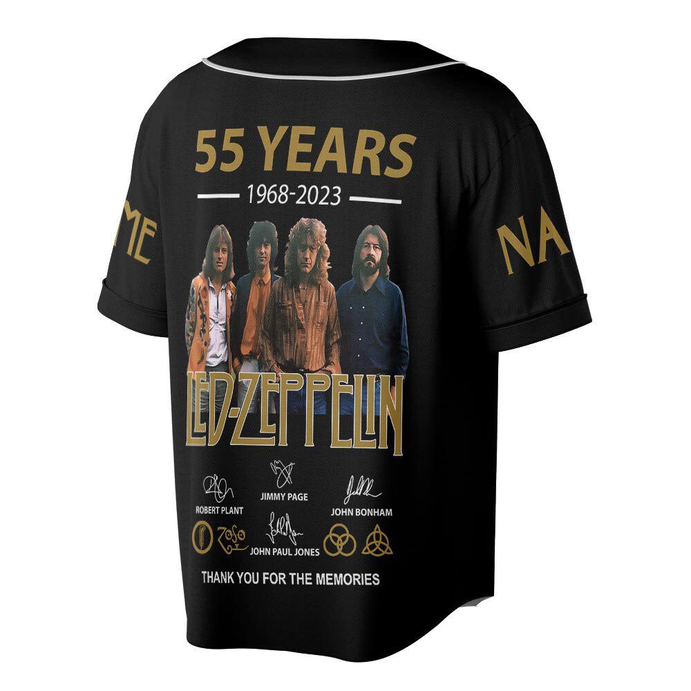 Custom Name LED ZPELIN Rock Band Baseball Jersey - lylyprint.com