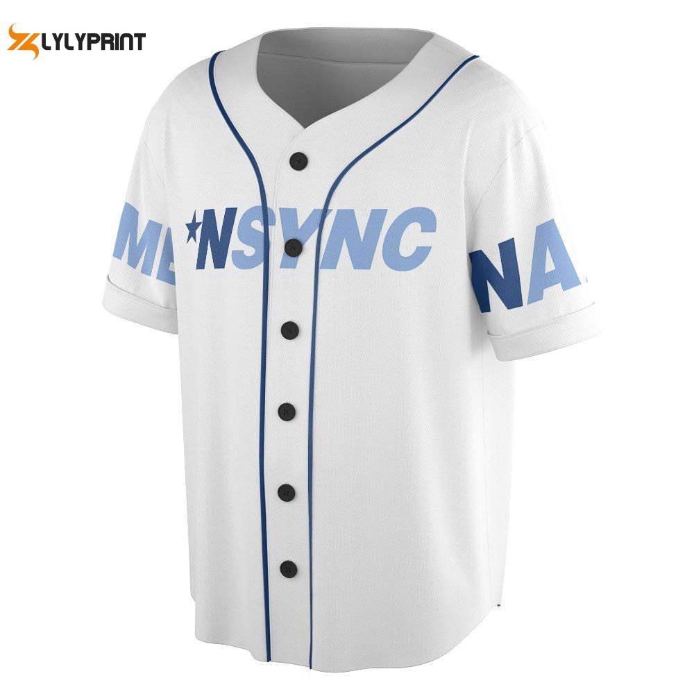 Custom Name NSYNC 2023 Baseball Jersey, NSYNC Boy Band Forever Christmas - lylyprint.com