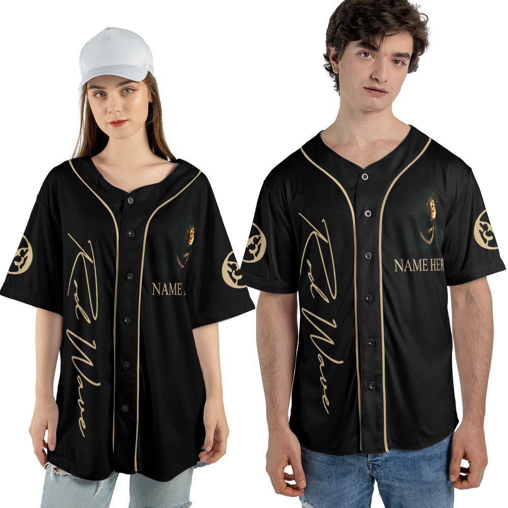 Custom Name Rod Wave Rap Baseball Jersey, Rod Wave Nostalgia Tour - lylyprint.com