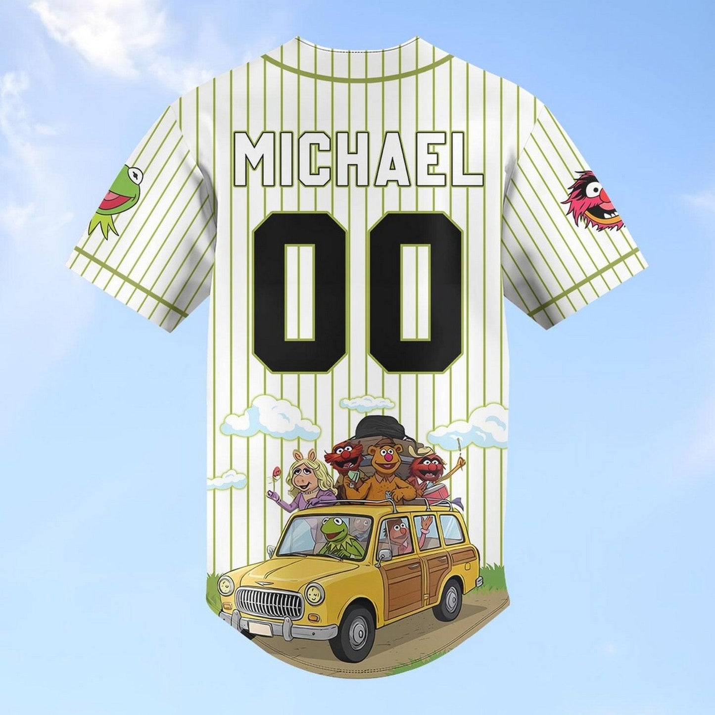 Custom Name The Muppets Baseball Jersey3