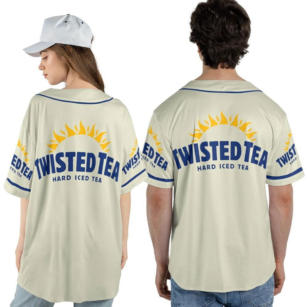 Custom Name Twisted Tea Unisex Baseball Jersey - lylyprint.com