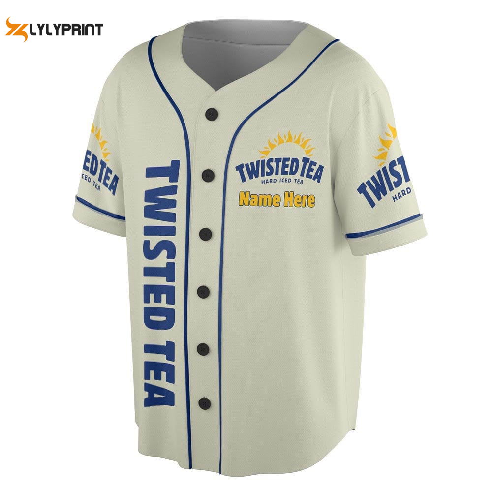 Custom Name Twisted Tea Unisex Baseball Jersey - lylyprint.com