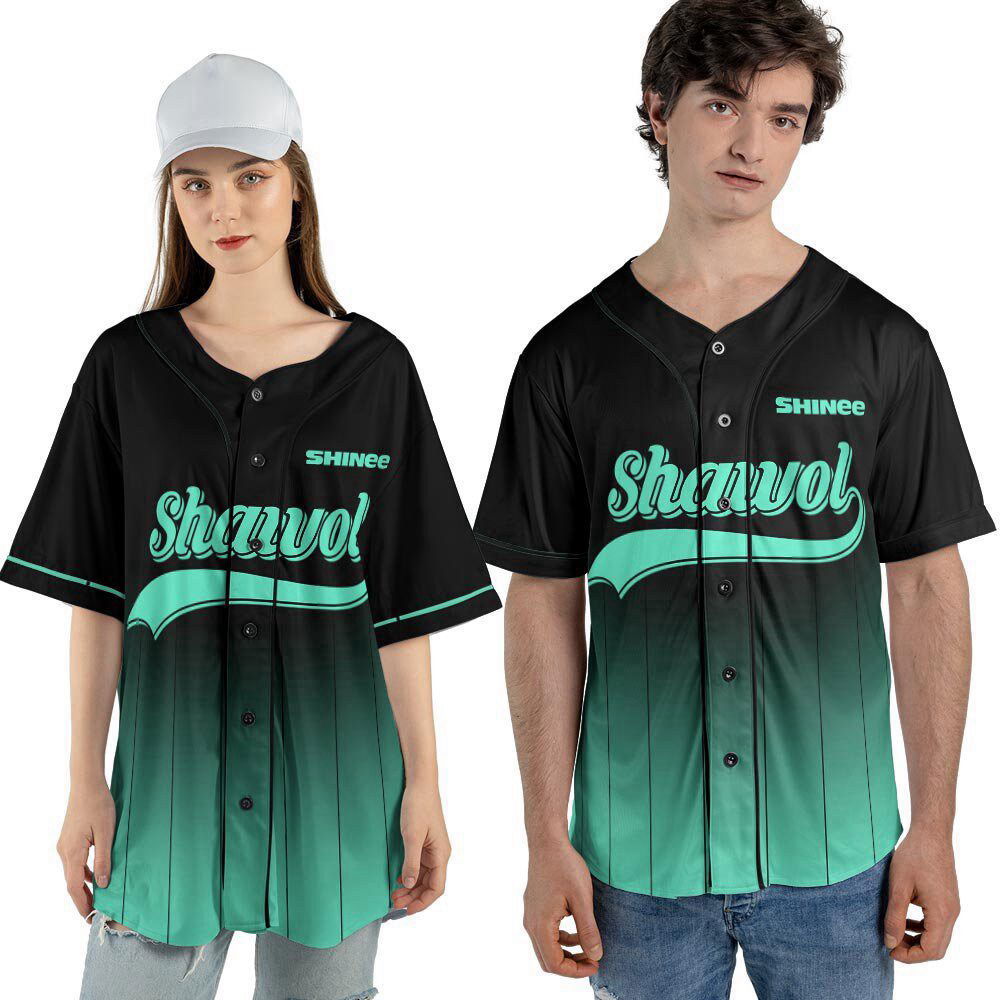 Custom Shinee Kpop Baseball Jersey For Men Women - lylyprint.com