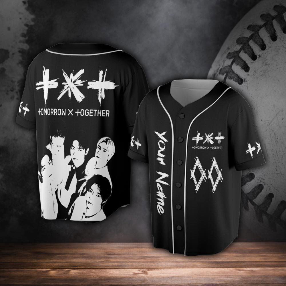 Custom TXT Kpop Baseball Jersey For Men Women - lylyprint.com