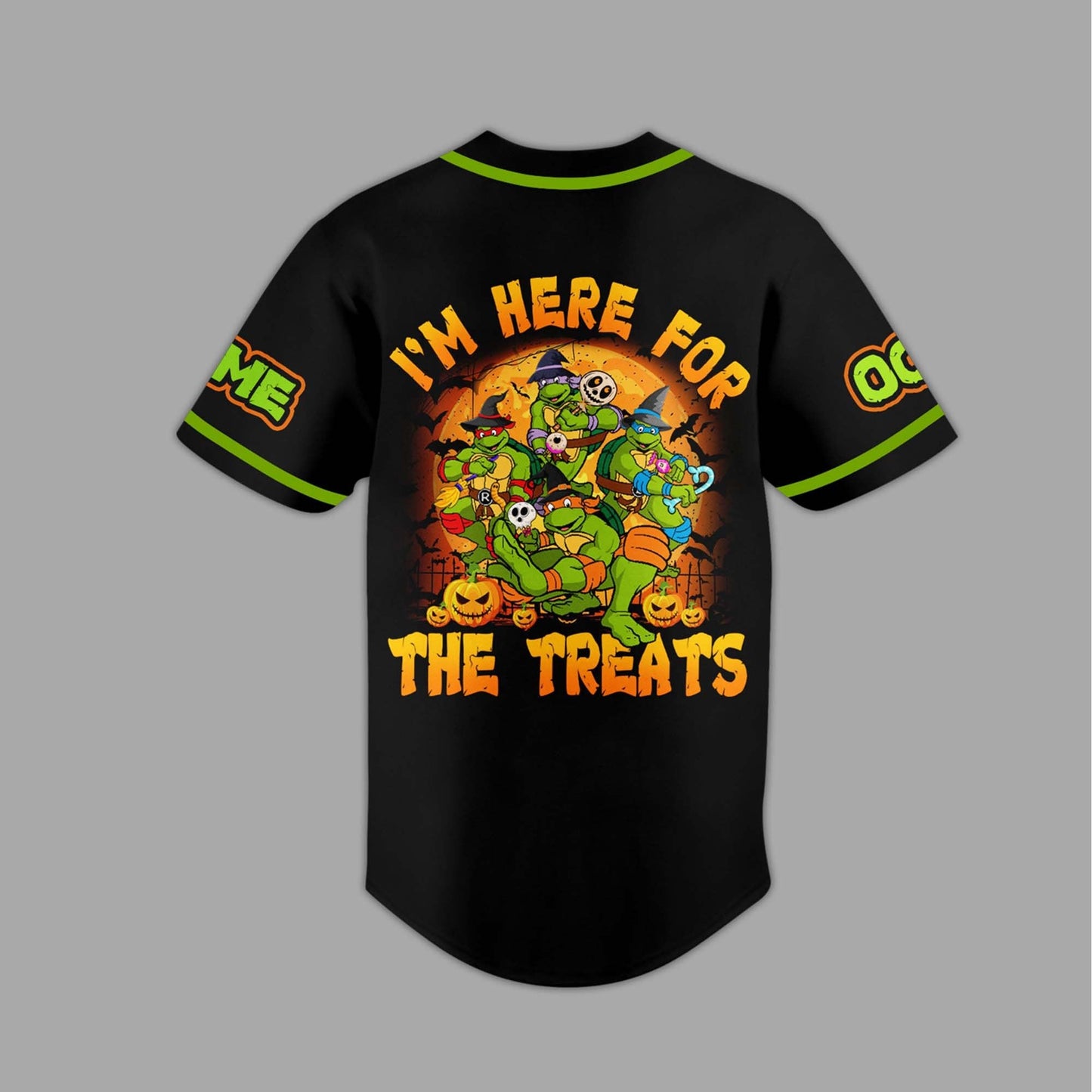 Customized Cool Teenage Mutant Ninja Turtles Baseball Jersey