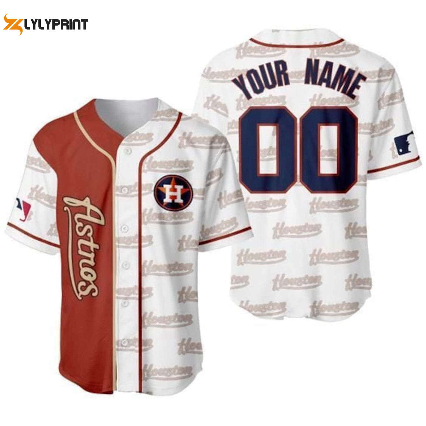 Custom Houston Astros MLB Jersey - Perfect Birthday Gift for Baseball Fans! - lylyprint.com
