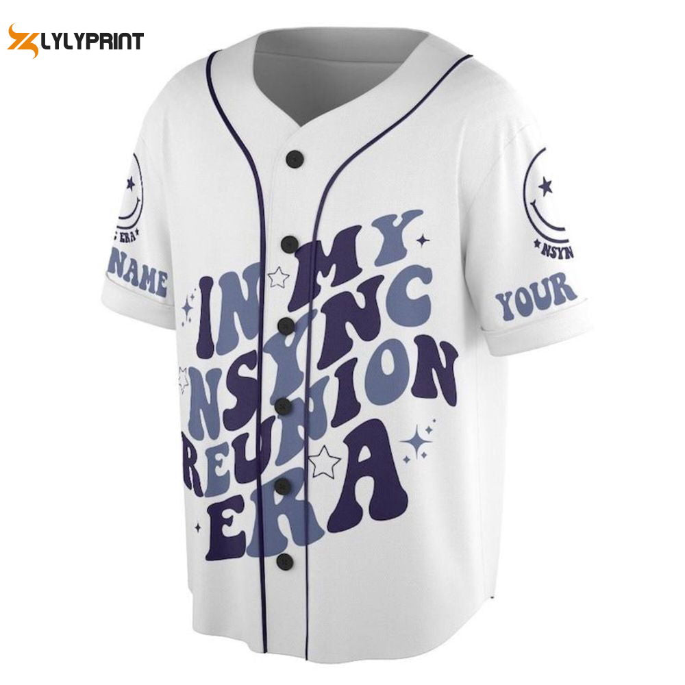 Customized Nsync Band Baseball Jersey - lylyprint.com