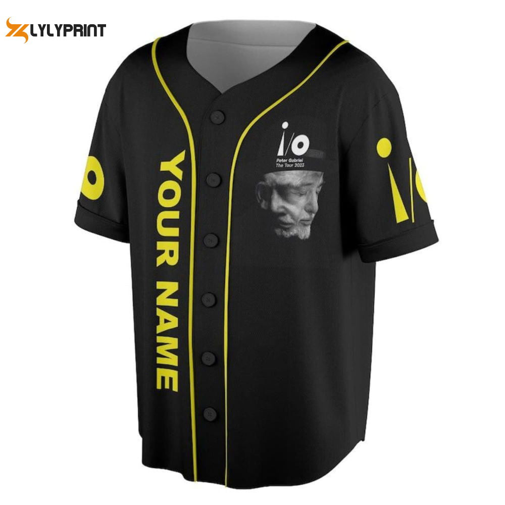 Customized Peter Gabriel Baseball Jersey - lylyprint.com