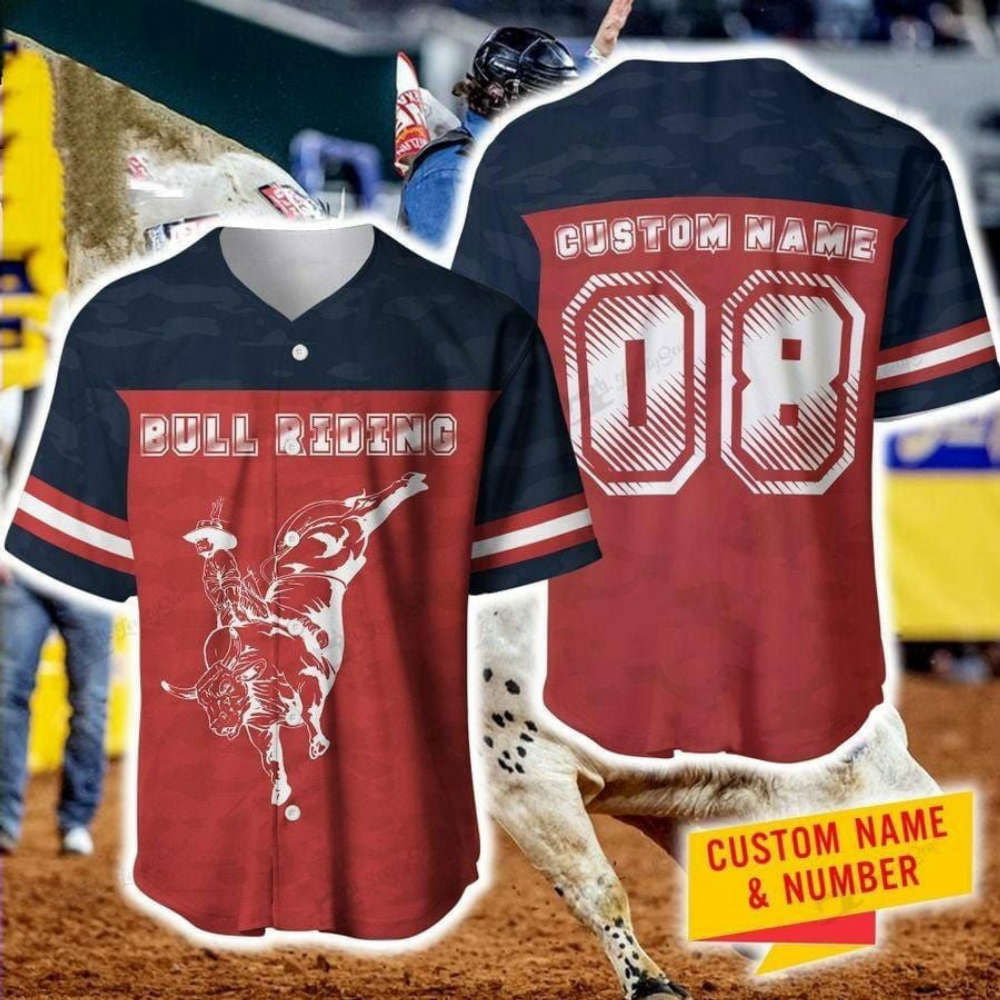 Customized Red Disc Golf Chain Baseball Jersey - Personalized & Numbered - Aopprinter