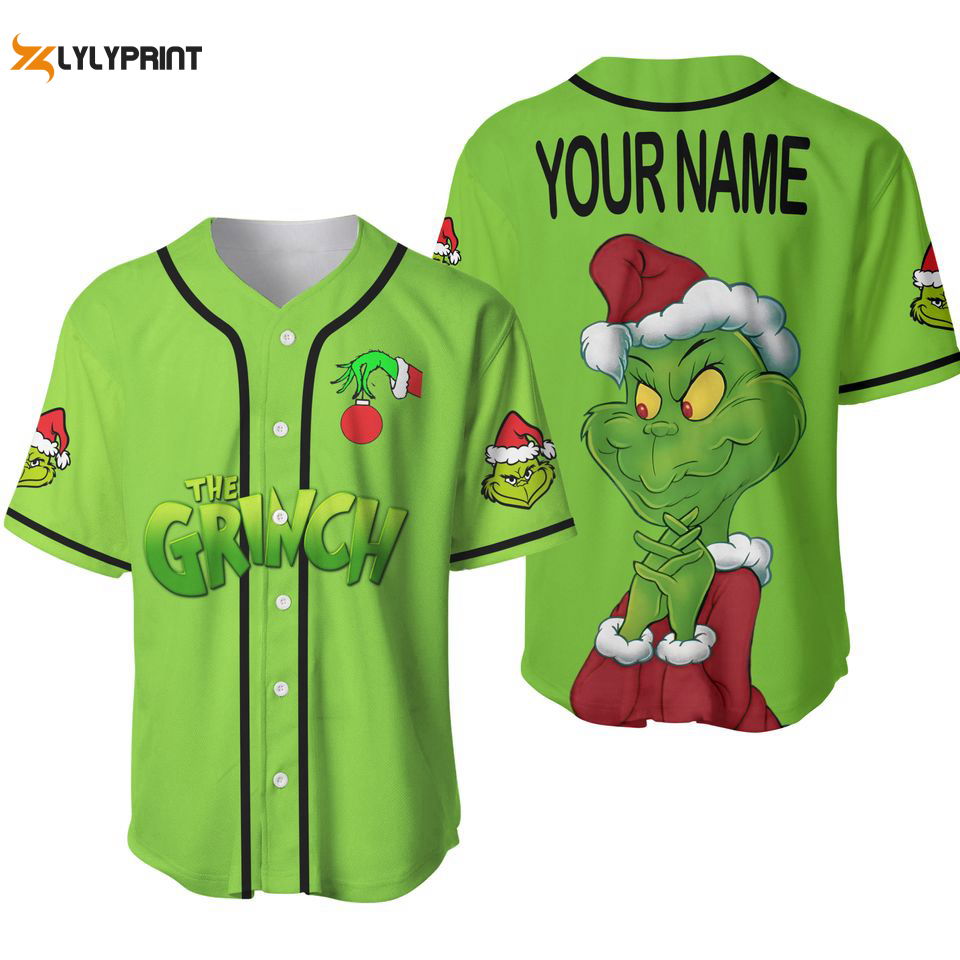 CustomizedThe Gri-nch Jersey Baseball Jersey - lylyprint.com