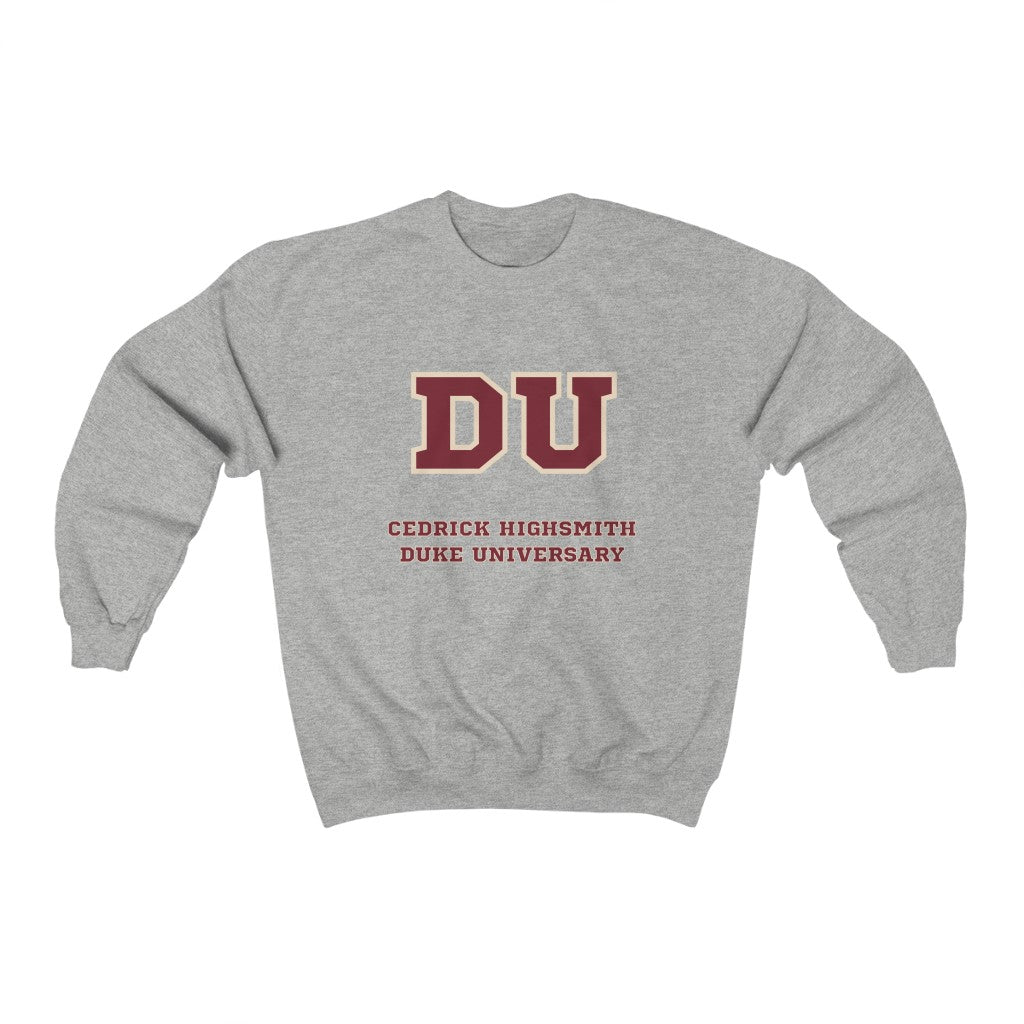 Cedric Highsmith Duke Universary - Unisex Heavy BlendÃ¢â€žÂ¢ Crewneck Sweatshirt Style001