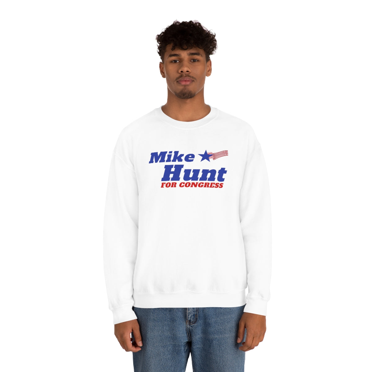 Mike Hunt - Unisex Heavy BlendÃ¢â€žÂ¢ Crewneck Sweatshirt