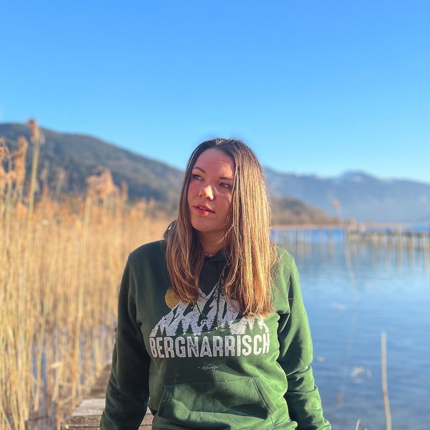 Damen Hoodie "Bergnarrisch"