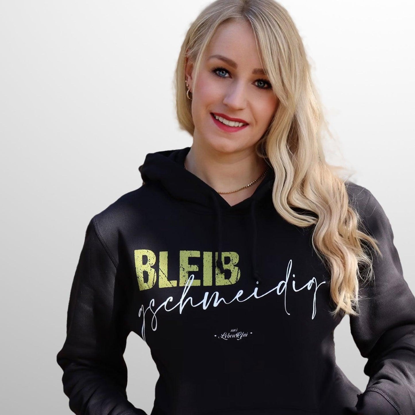 Damen Hoodie "Bleib gschmeidig"