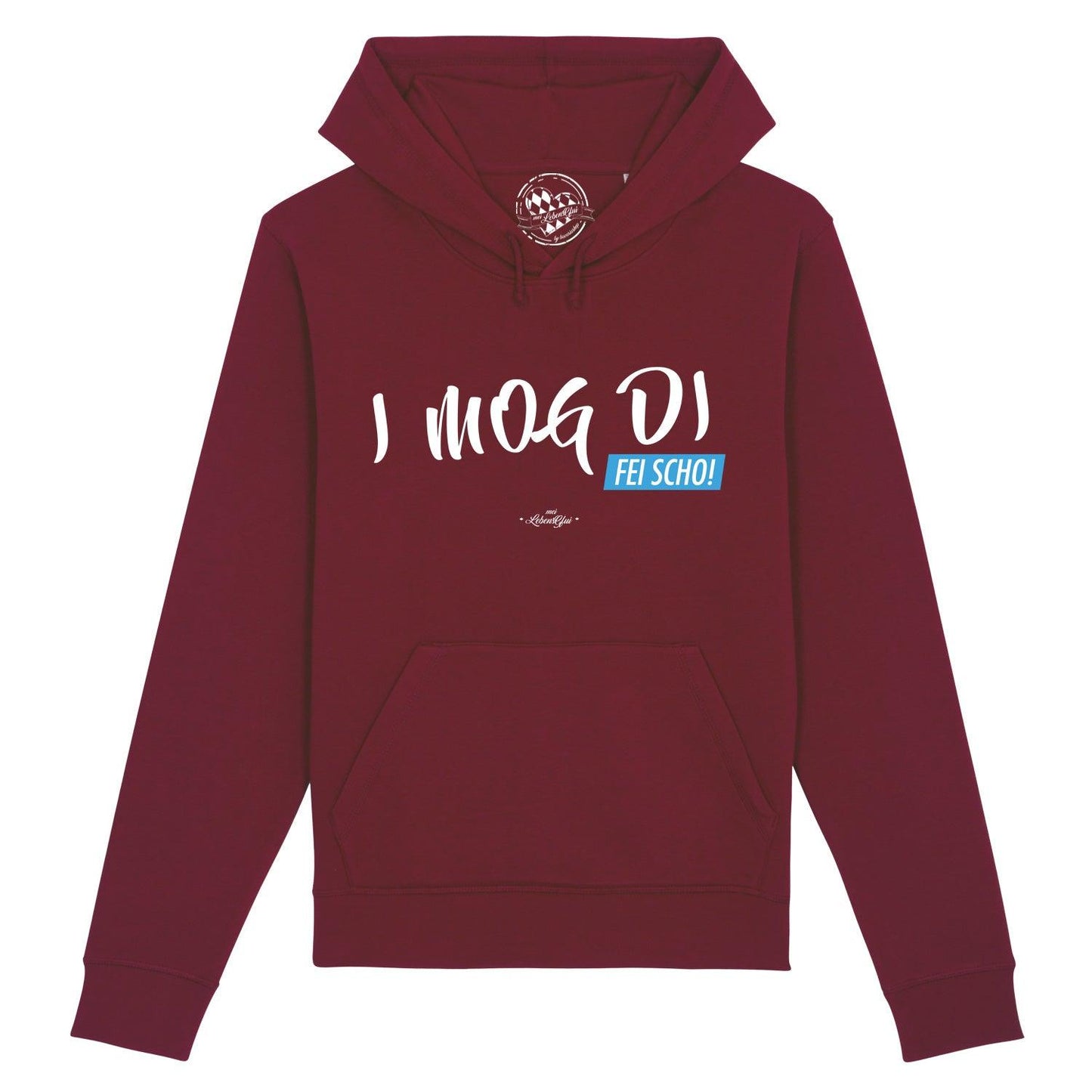 Damen Hoodie "I MOG DI, fei scho"