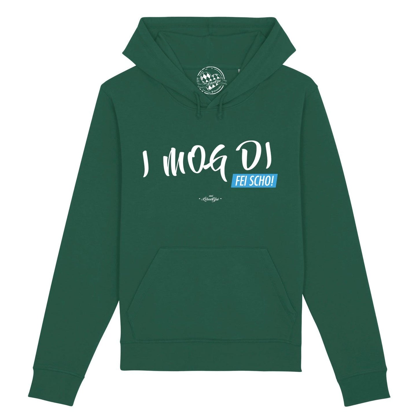 Damen Hoodie "I MOG DI, fei scho"