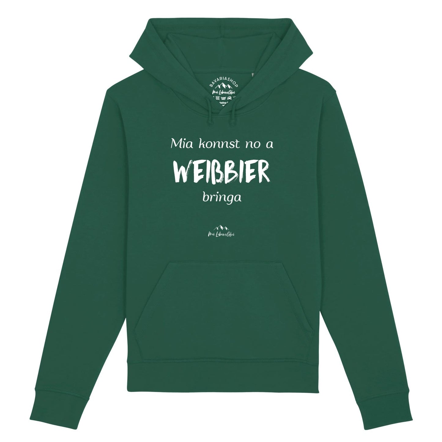 Damen Hoodie "Mia konnst no a WeiÃƒÅ¸bier bringa"