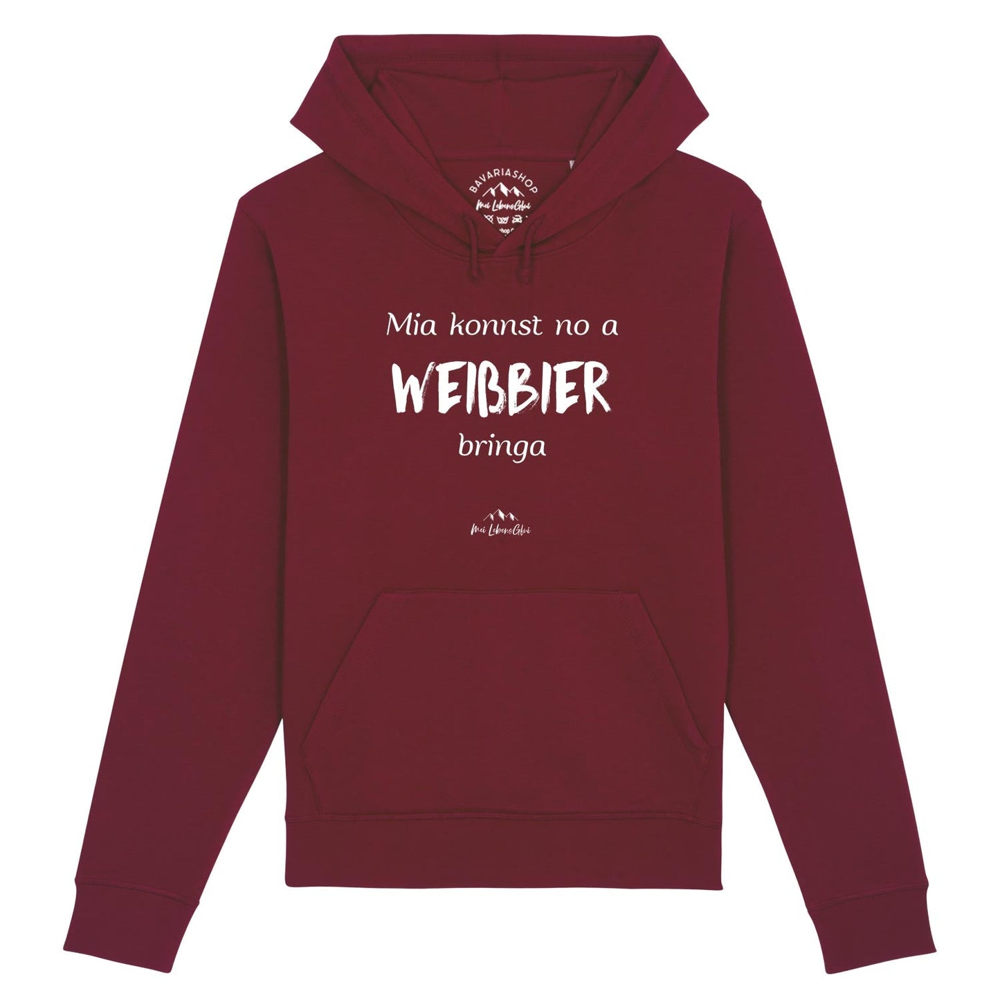 Damen Hoodie "Mia konnst no a WeiÃƒÅ¸bier bringa"