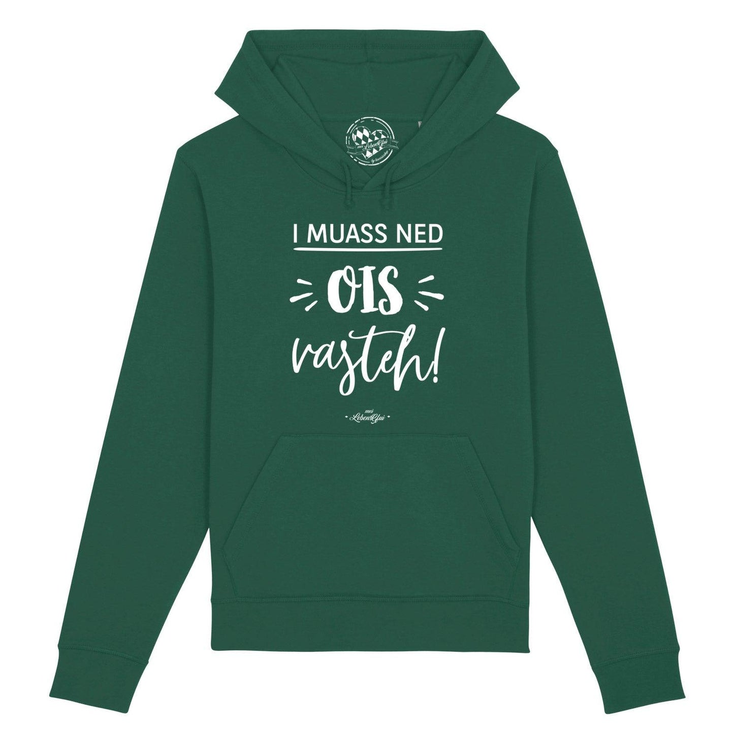Damen Hoodie "...ned ois vasteh!"