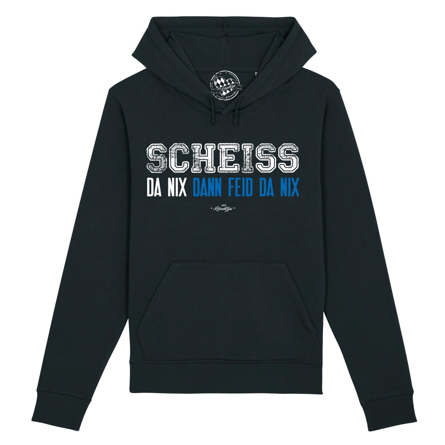 Damen Hoodie "ScheiÃƒÅ¸ da nix"
