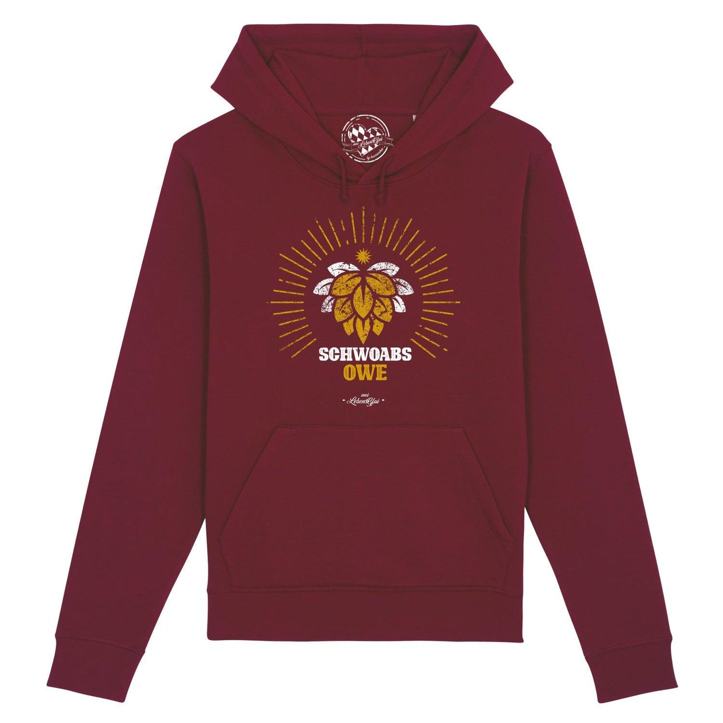 Damen Hoodie "Schwoabs owe"