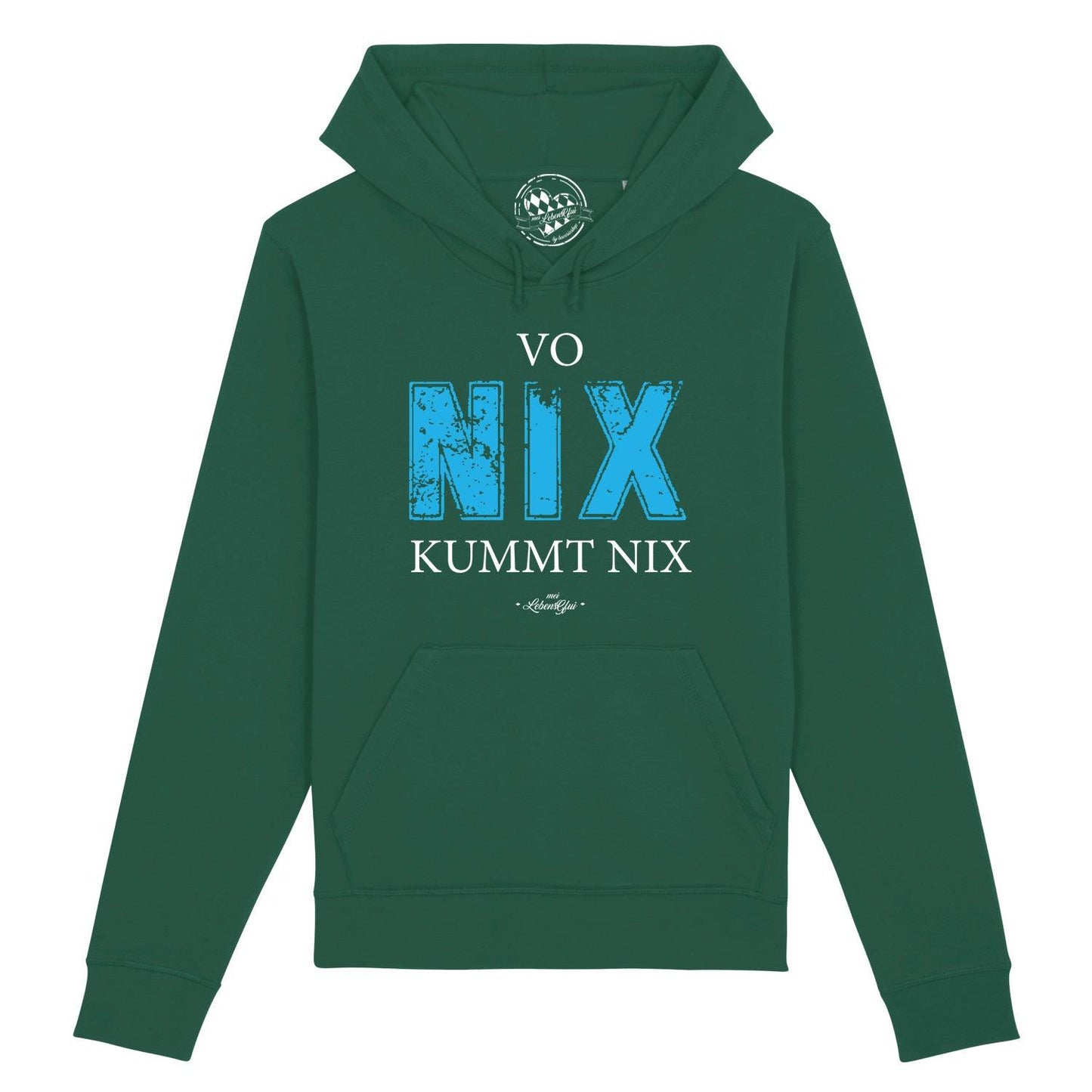 Damen Hoodie "Vo nix kummt nix"