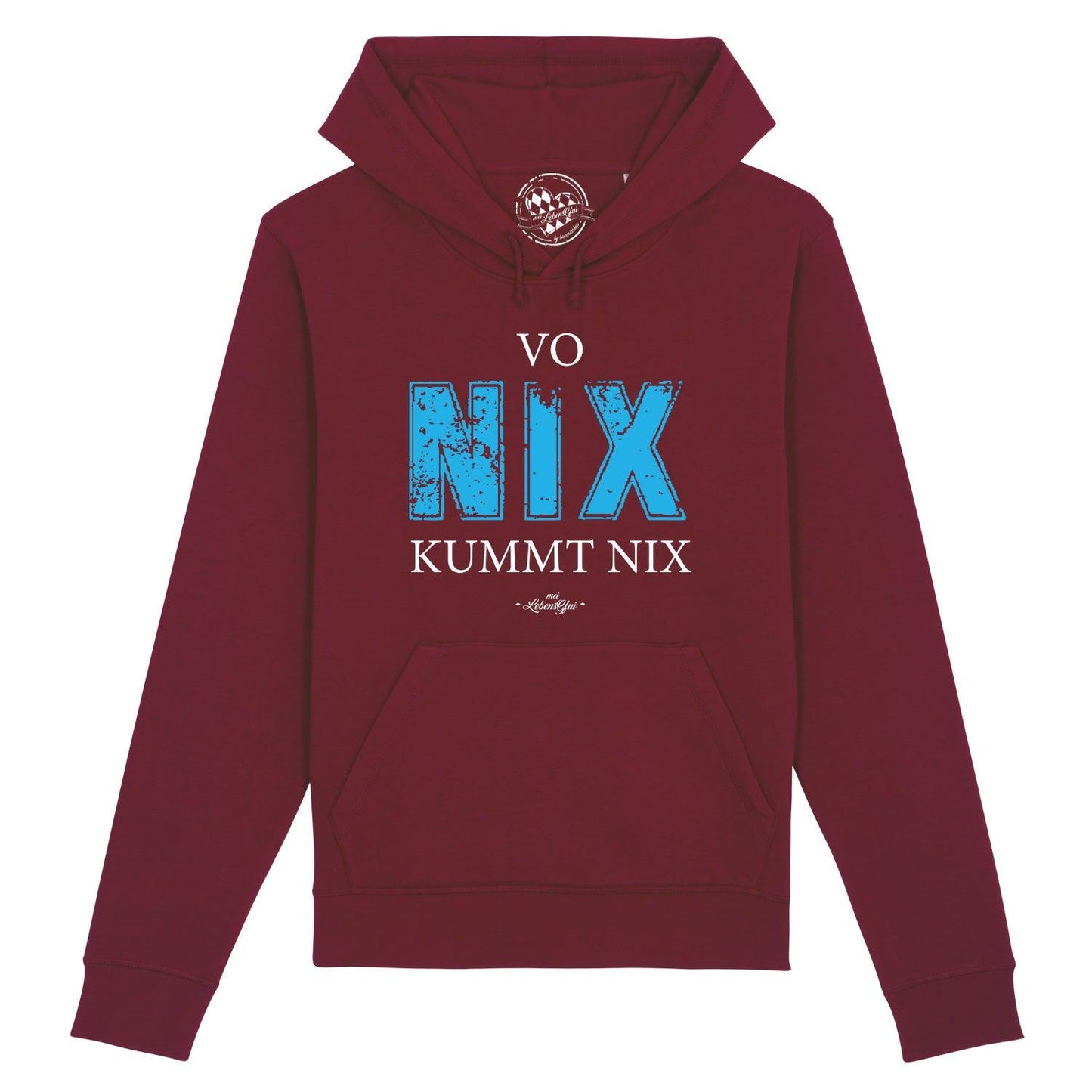 Damen Hoodie "Vo nix kummt nix"