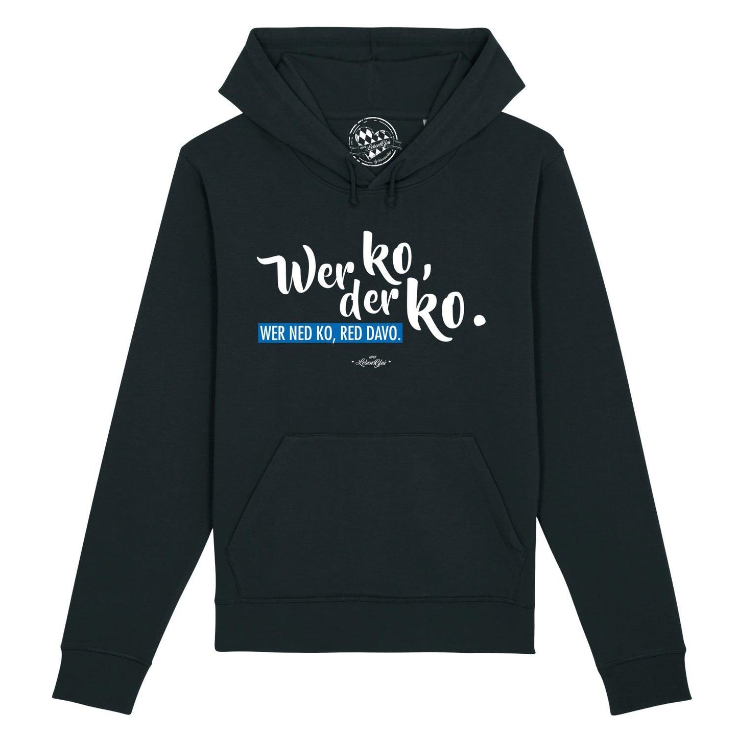 Damen Hoodie "Wer ko, der ko"