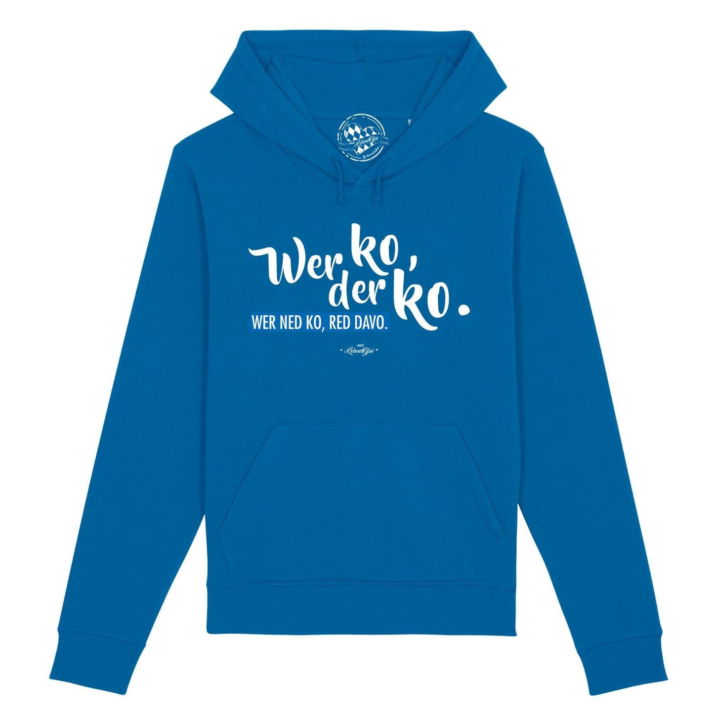Damen Hoodie "Wer ko, der ko"