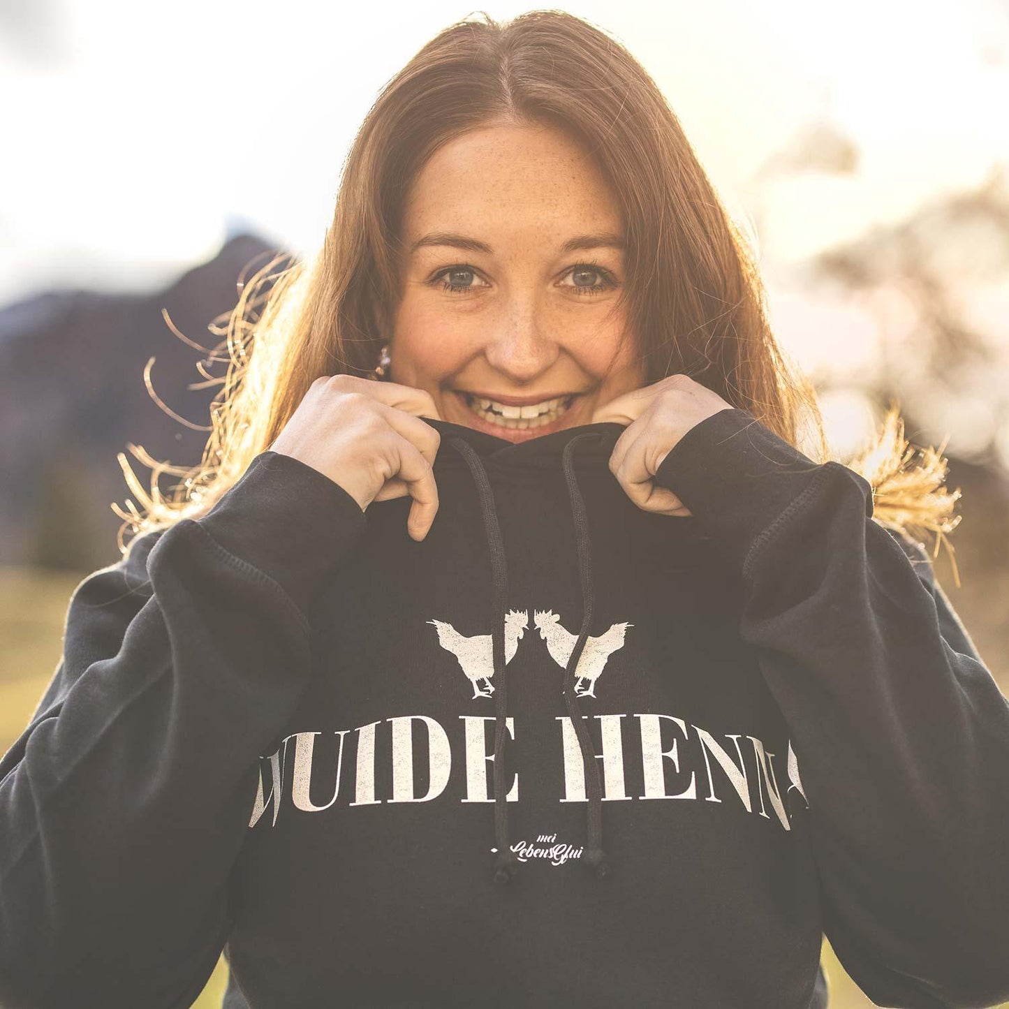 Damen Hoodie "Wuide Henna"