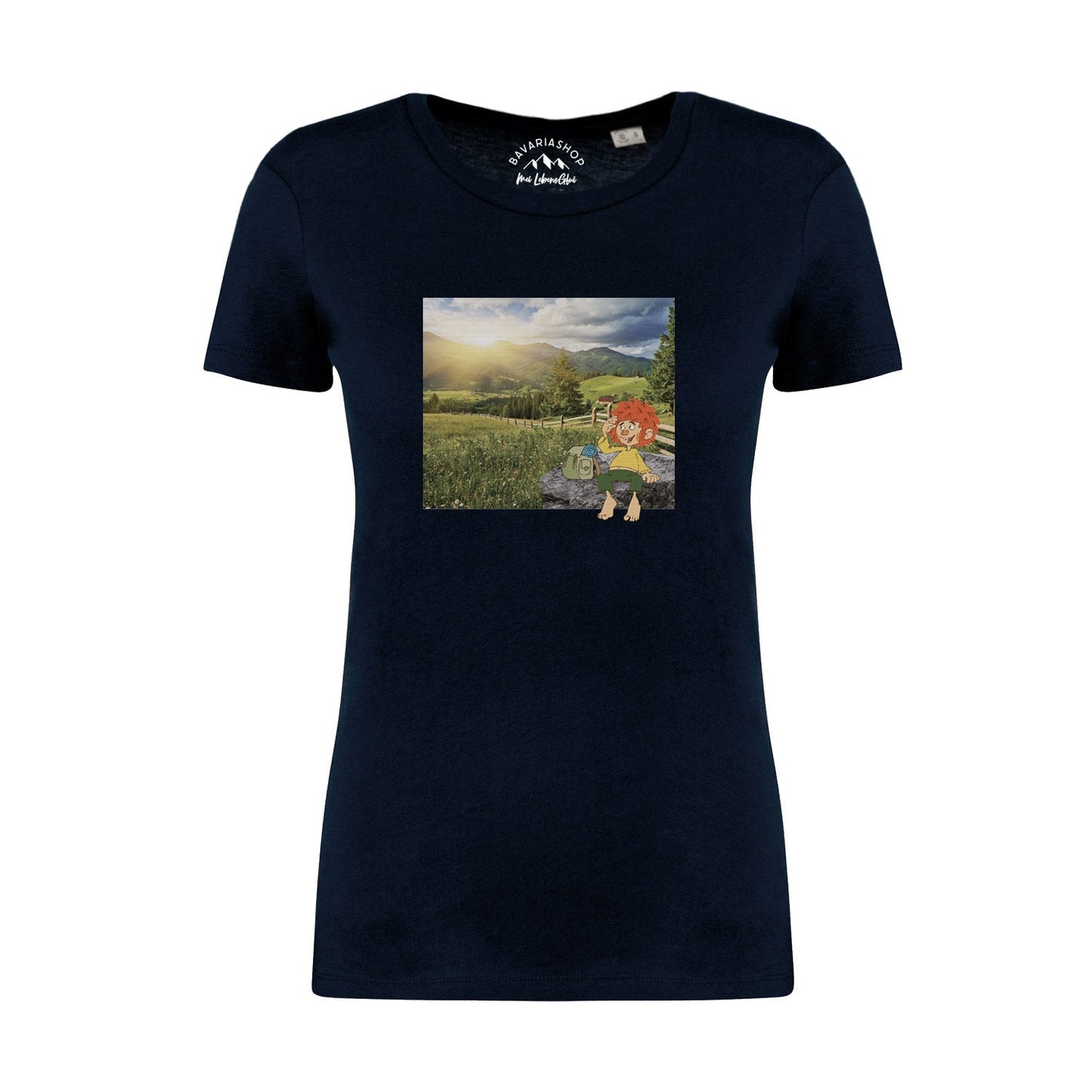 Â®Pumuckl Damen T-Shirt "Berg-Kobold"