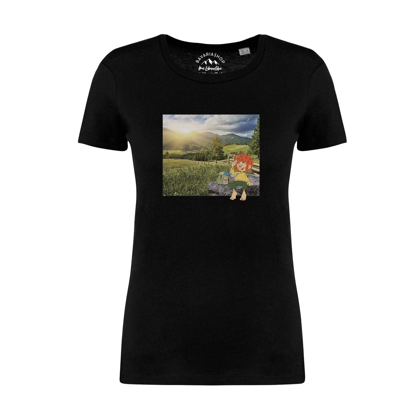 Â®Pumuckl Damen T-Shirt "Berg-Kobold"