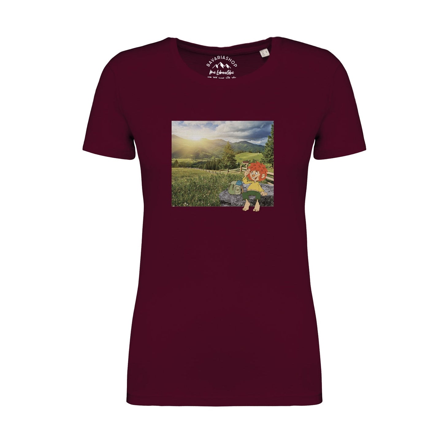 Â®Pumuckl Damen T-Shirt "Berg-Kobold"
