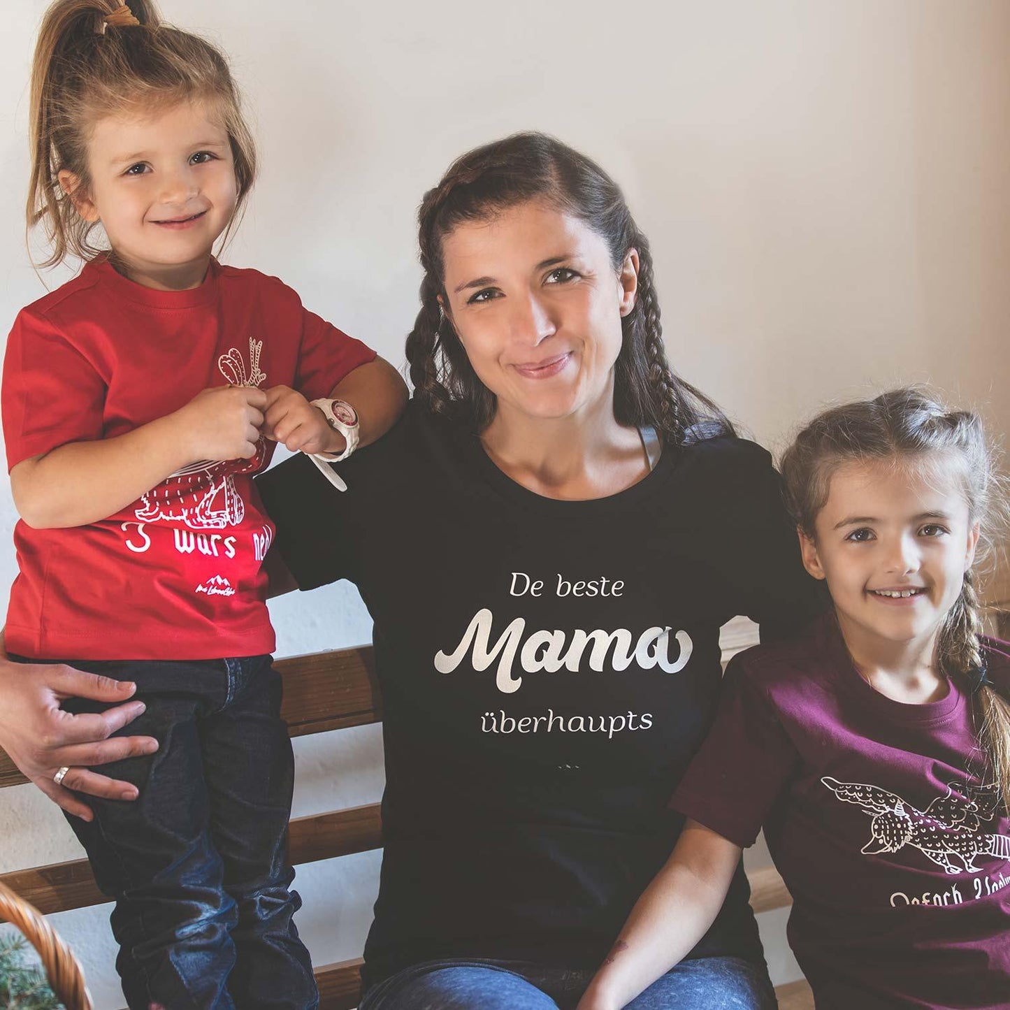 Damen T-Shirt "De beste Mama Ã¼bahaupts"
