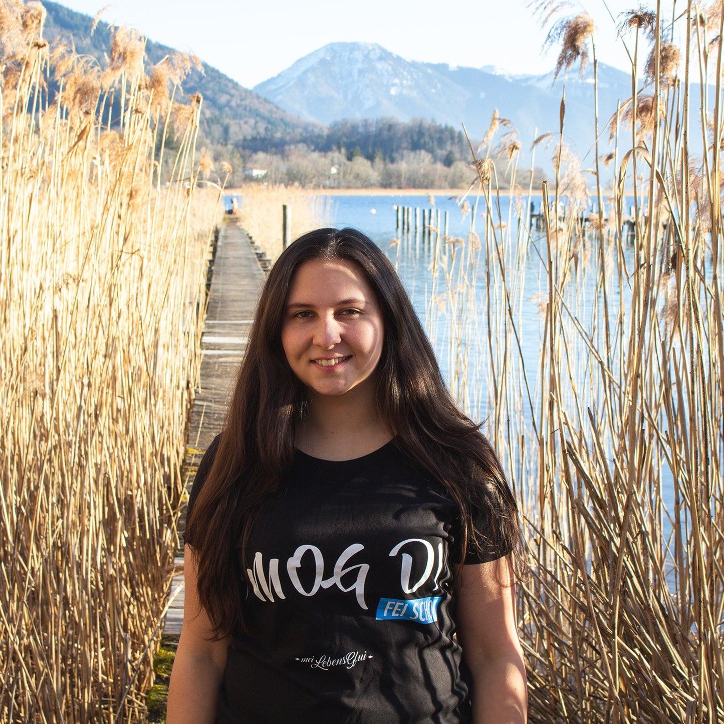 Damen T-Shirt "I MOG DI, fei scho"