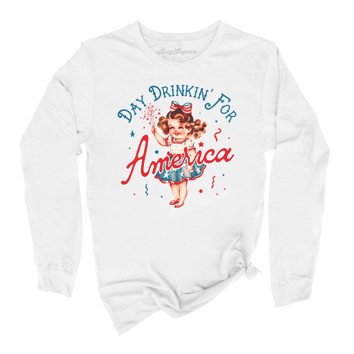 Day Drinkin' For America Long Sleeve Tee