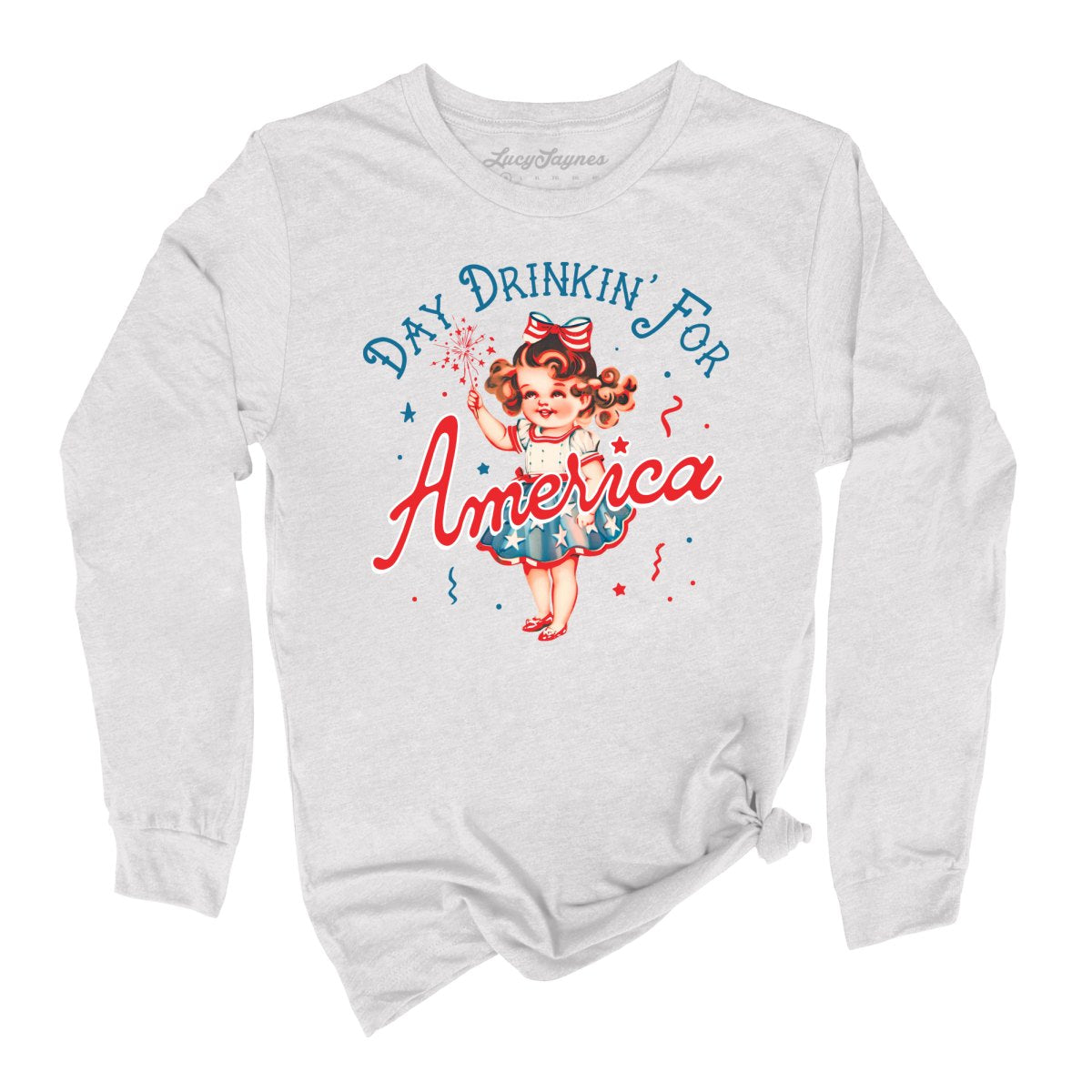 Day Drinkin' For America Long Sleeve Tee