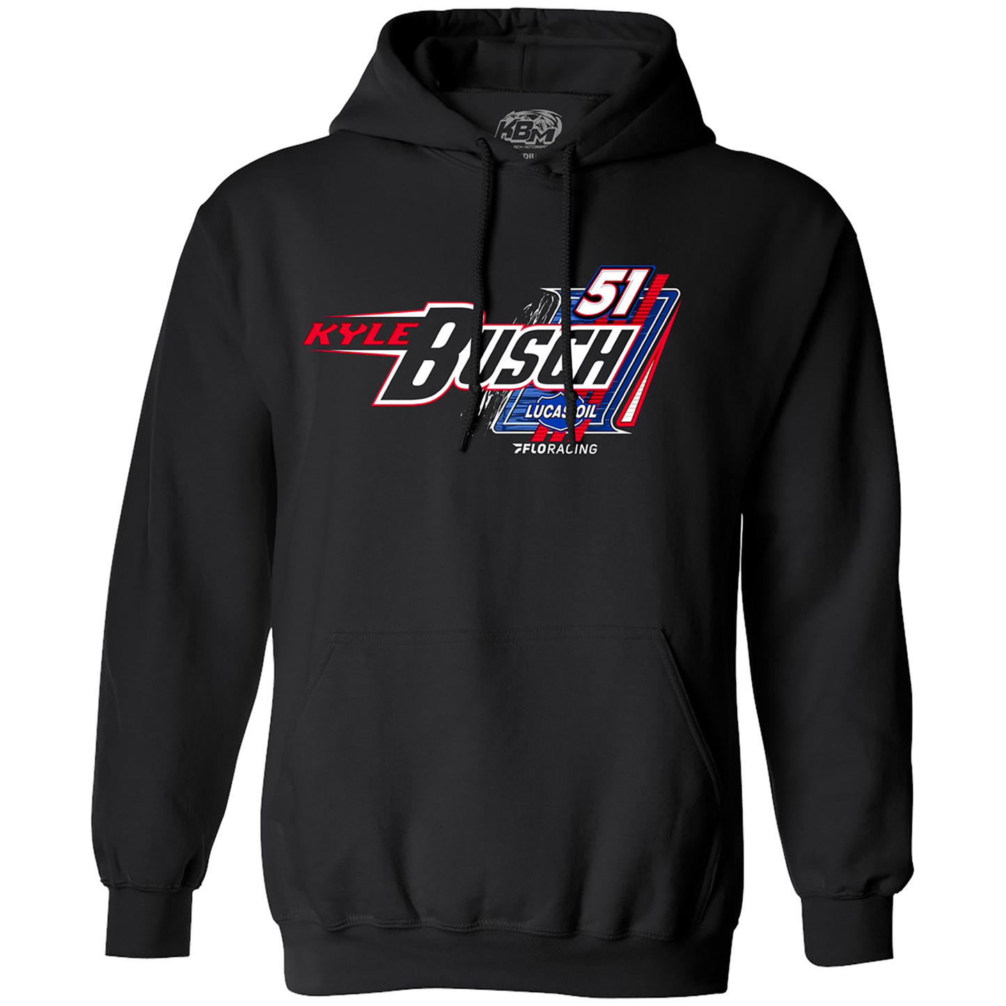 KYLE BUSCH #51 LUCAS/FLO BLK MIDGET HOODIE